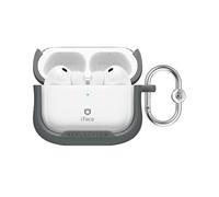 iFace Reflection Case Compatible with AirPods Pro 3, Polycarbonate Clear Cute Style [Shockproof, Drop Tested, Carabiner Included, Wireless Charging, Earphone Cases] - Gray