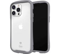 iFace Reflection Designed for iPhone 14 Pro Max Case (6.7") - Cute Shockproof Hybrid [9H Tempered Glass + Bumper] Wireless Charging Compatible Clear Protective Cover for Girls, Women - Gray