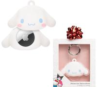 iFace Sanrio Friends Special Edition Silicone Protective Cover [ Compatible with Apple AirTag ][Cute Character Case] [Carabiner Keychain Clip Included] - Cinnamoroll