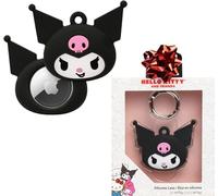 iFace Sanrio Friends Special Edition Silicone Protective Cover [ Compatible with Apple AirTag ][Cute Character Case] [Carabiner Keychain Clip Included] - Kuromi