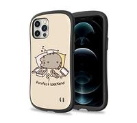 iFace x Pusheen First Class Designed for iPhone 12 and iPhone 12 Pro (6.1") - Cute Shockproof Dual Layer [Hard Shell + Bumper] Phone Case - Purrfect