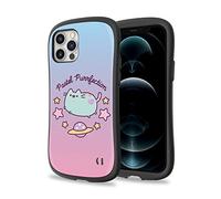 iFace x Pusheen First Class Designed for iPhone 12 and iPhone 12 Pro (6.1") - Cute Shockproof Dual Layer [Hard Shell + Bumper] Phone Case - Pastel Pusheen