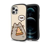 iFace x Pusheen First Class Designed for iPhone 12 Pro Max (6.7") - Cute Shockproof Dual Layer [Hard Shell + Bumper] Phone Case - Pizza