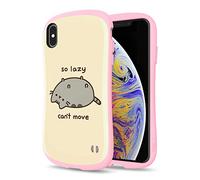 iFace x Pusheen First Class per iPhone XS Max - Simpatica Custodia Protettiva Ibrida [Guscio Rigido + Paraurti] Antiurto per Telefono [Sottoposta a Test di Caduta] Case iPhone XS Max - Lazy Cat