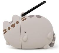 iFace x Pusheen Licensed Series TPU Protective Cover for Airpods 1/2 Case [Carabiner Clip Included] [Wireless Charging Compatible] - Laying down