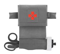 IFAK Micro Compact MED Pouch Set with Gen 4 Tourniquet, MOLLE Belt Trauma Kit Pack for Car Fishing Hunting Outdoor Adventure(Grey)