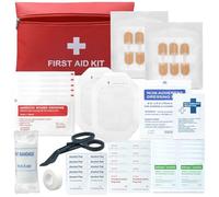 Ifak Trauma Kit, First Aid Supplies, Emergency Wound Closure Strips, Seams, Butterfly Bandaids, Zipper Stitch Wound Closure Strips (Skin Colour, Large)