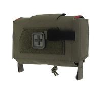 IFAKon Compact V3 Ifak Pouch for Trauma Kit, Quick Pull First Aid Pouch with 7 Pockets Adapt to Belt, MOLLE Plate Carrier Vest, Waistband, Chest Rigs,RG