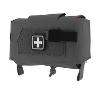 IFAKon Compact V3 Ifak Pouch for Trauma Kit, Quick Pull First Aid Pouch with 7 Pockets Adapt to Belt, MOLLE Plate Carrier Vest, Waistband, Chest Rigs,WG