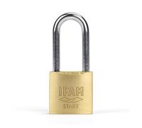IFAM SR20 Start Range 20mm Long Shackle Double Locking Padlock with 2 Serrated Keys Strong and Reliable Ideal for Suitcases, Lockers, Drawers