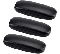 IFAMIO 3 Pack Glasses Case Hard Shell Eye Glass Case Glasses Holder Pocket Portable Sunglass Protector Case Fit Most Eye Glasses and Sunglasses (Black), Black, Universal