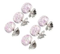 IFANLANDOR 6pcs Invisible No Sew Buttons for Clothes Snap Fasteners with Plastic and Stainless Steel Material, Decorative and Easy to Match Safety Buckles for Suit Collar and Hat, for Formal