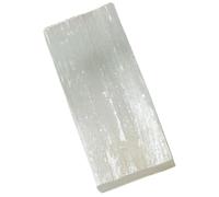 IFANLANDOR Selenite Crystal Plate, Flat Gypsum Stone for Home Decor Display | White Rectangular Mineral Accent for Small Stones or Figurines, Portable Styling, Collectible Choice, Thoughtful Gift Option
