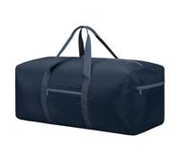 iFARADAY 30 inch Foldable Duffle Bag, Navy(with trolley sleeve), 30in × 12in × 12in, Foldable Duffel Bag
