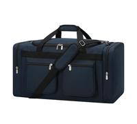 iFARADAY 55L Duffle Bag for Travel, Navy Blue, 55L