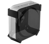 IFCASE Mac mini M4 Pro Mount, Behind Monitor, Under Desk, Wall Mount Stand for Mac mini M4/M4 Pro 2024 Compatible VESA Holder with Anti-Scratch Pad (Black)