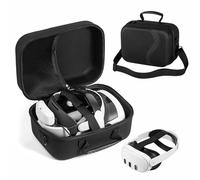 iFCOW Hard Shell Carrying Case for Meta Quest 3 & 3S, Travel Storage Bag with Soft Lining, Protective Case for VR Headset, Controllers & Accessories