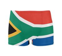 IFCXA South Africa Flag Men's Swim Trunks Swimming Briefs Beach Shorts Boxer Multicoloured