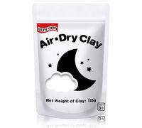 iFergoo Air Dry Clay, Ultra Light Modeling Clay, Magic Clay DIY Creative Modeling Dough, Kids Gifts for Girls Boys (White Clay)