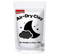 iFergoo Air Dry Clay, Ultra Light Modeling Clay, Magic Clay DIY Creative Modeling Dough, Kids Gifts for Girls Boys (Black Clay)