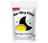 iFergoo Air Dry Clay, Ultra Light Modeling Clay, Magic Clay DIY Creative Modeling Dough, Kids Gifts for Girls Boys (Yellow Clay)