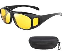 IFFANY Libiyi Nightglo Glasses Dotmalls Nightglo Glasses Night Vision Glasses Headlight Glasses with Glarecut Technology Safe Driving at Night
