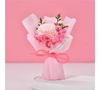 IFFANY Mini Forever Bouquet Mini Faux Flower Bouquet Glitter Rose Bouquet Interior Decoration Bouquet Wonderful Gift for Valentine's Day Carnation Rose for Dating