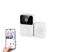 IFFANY Wireless Video Doorbell with Camera Smart WiFi Video Doorbell 360° Viewing Two-Way Talk Camera Security Doorbell Keep Your Family Safe