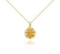 iFFkuwi Delicate Flower Necklace for Women - A Stunning Piece Representing Grace, Femininity, and the Beauty of Nature, Base, base