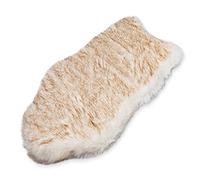 ifgswopq Dog Bed Dog Bed Faux Fur Memory Foam Orthopedic Dog Bed,Memory Foam Base,Ultra-Soft Faux Fur Cover,Attractive Design (Beige Medium) (Beige Large)