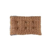 ifgswopq Dog Bed Dog Bed,Soft Puppy Bed,Anti-Slip Comfy Soothing Fluffy Plush Cat Bed Cushion Mat for Small Medium Dogs (Brown Small) (Medium)
