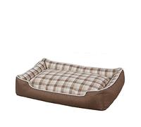 ifgswopq Dog Bed Dog Beds Medium Washable,Dog Beds Basket for Medium and Large Dogs,Non-Slip Bottom Pet Beds Couch Cushion (Light Brown 78 * 57 * 13cm) (Light Brown 78 * 57 * 13cm)