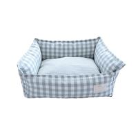ifgswopq Dog Bed Dog Kennel Removable and Washable for All Seasons Cat Kennel Dog Kennel, Cat Bed Dog Mat, Square Pet Kennel Pet Supplies Cat Bed (Color : A, Size : 60 * 50 * 20cm) (B 60 * 50 * 20cm)