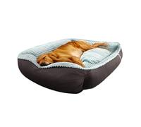 ifgswopq Dog Bed Kennel Oversized Warm Winter Washable Golden Retriever Pet Sofa Dog Pad (A 60 * 50 * 23CM) (B 75 * 60 * 25CM)
