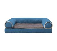 ifgswopq Dog Bed Orthopaedic Solid Memory Foam Dog Bed Mattress,Washable Cover,Great for Pet Arthritis,Hip Dysplasia Etc (Light Green) (Blue)