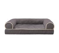 ifgswopq Dog Bed Orthopaedic Solid Memory Foam Dog Bed Mattress,Washable Cover,Great for Pet Arthritis,Hip Dysplasia Etc (Light Green) (Dark Gray)