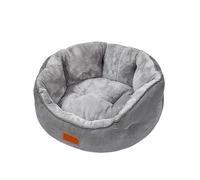 ifgswopq Dog Bed Round Embracing Comfortable Pet Nest Four Seasons Universal Winter Warm Cat Nest Dog Nest Comfortable Sleep Cat Bed (Color : Blue, Size : Small) (Gray Small)