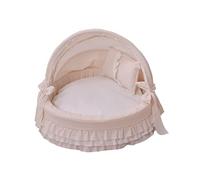 ifgswopq Dog Bed Semi-Enclosed Cat Tent Bed All Seasons Pet Cradle Detachable and Washable Kennel Cat Litter Dog Bed Teddy Small and Medium Dogs (Medium) (Medium)