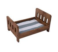 ifgswopq Dog beds Pet Bed, Kennel Dog Bed, Solid Wood Bed, Suitable for Small Cats and Small Dogs Pets(Color:Style 2) (Style 1)