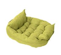 ifgswopq Pet Sofa nest Dog mat Multi-Functional Folding Square pad deformable Multi-Purpose Kennel (Qiandoulv Medium)