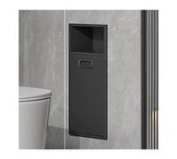 IFHBFD Stainless Steel Shower With Built-In Trash Bin, Waterproof Wall Shelf For Kitchen, Bedroom, Bathroom - Home Improvement Solut,Grigio-7.87x19.68x5.51in/20x