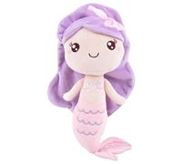 IFHDO Mermaid Stuffed Animal, Plush Cushion 20 CM, Mermaid Doll, Plush Pillow, Ocean Pillow Toys, Little Kawaii Doll, Cartoon Soft Toys, Soft Toys for Girls, Gifts for Girls （Light pink）