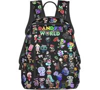 IFHSIGoe Dandy'S World Backpack Bookbag Laptop Travel Daypack with Multiple Pockets Schoolbag