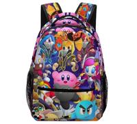 IFHSIGoe Kirby Backpacks Bookbag Casual Daypack Backpacks for Travel Camping Hiking