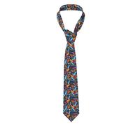 IFHSIGoe Men'S Tie Birds In The Nature Print Men Necktie Great For Business Meeting