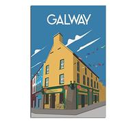 IFHSIGoe Metal Tin Sign Galway Tin Sign Travel Vintage Art Wall Decor Sign Home Kitchen Bar Patio Cave Funny Decor 20x30 CM