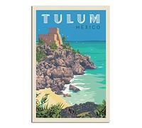 IFHSIGoe Metal Tin Sign Mexico TULUM Tin Sign Travel Vintage Art Wall Decor Sign Home Kitchen Bar Patio Cave Funny Decor 20x30 CM