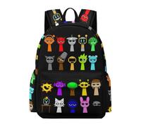 IFHSIGoe Sprunki Backpack Cartoon Cute Travel Backpack Lightweight for game fans