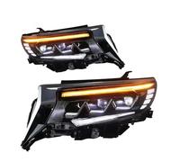 IFHSKFH Car Headlight Assemblies 2PCS Car Styling Car Headlight Assembly For Toyota For Prado 2018 2019 2020 Head Lamp Car Tuning Light Parts Plug And Play Headlamp