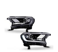 IFHSKFH Car Headlight Assemblies Car Styling For Ranger Headlight 2016 2017 For Everest Headlamp H7 D2H Hid Option Halo Angel Eyes Bi Xenon Beam Accessories Headlamp(Onecolor)